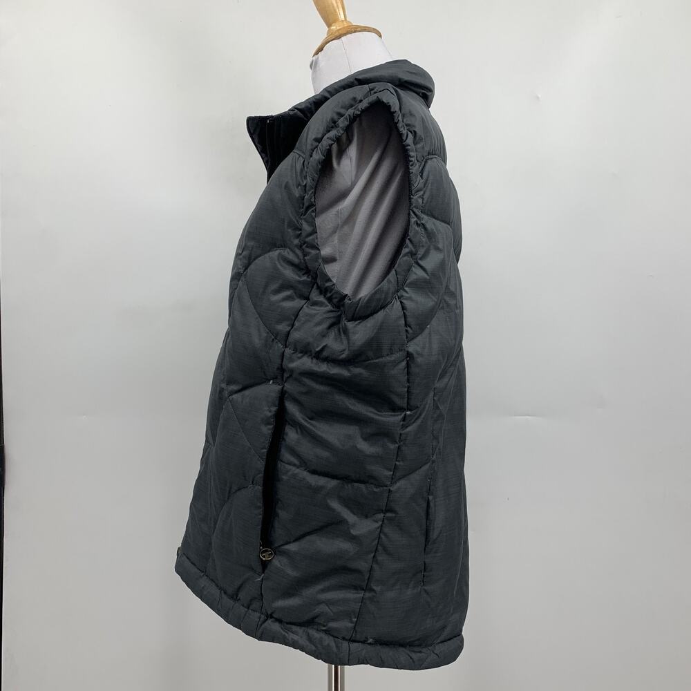 Columbia Vest Women L Large Gray Titanium Tech Interchange Down Insulated Zip Up - Picture 3 of 12